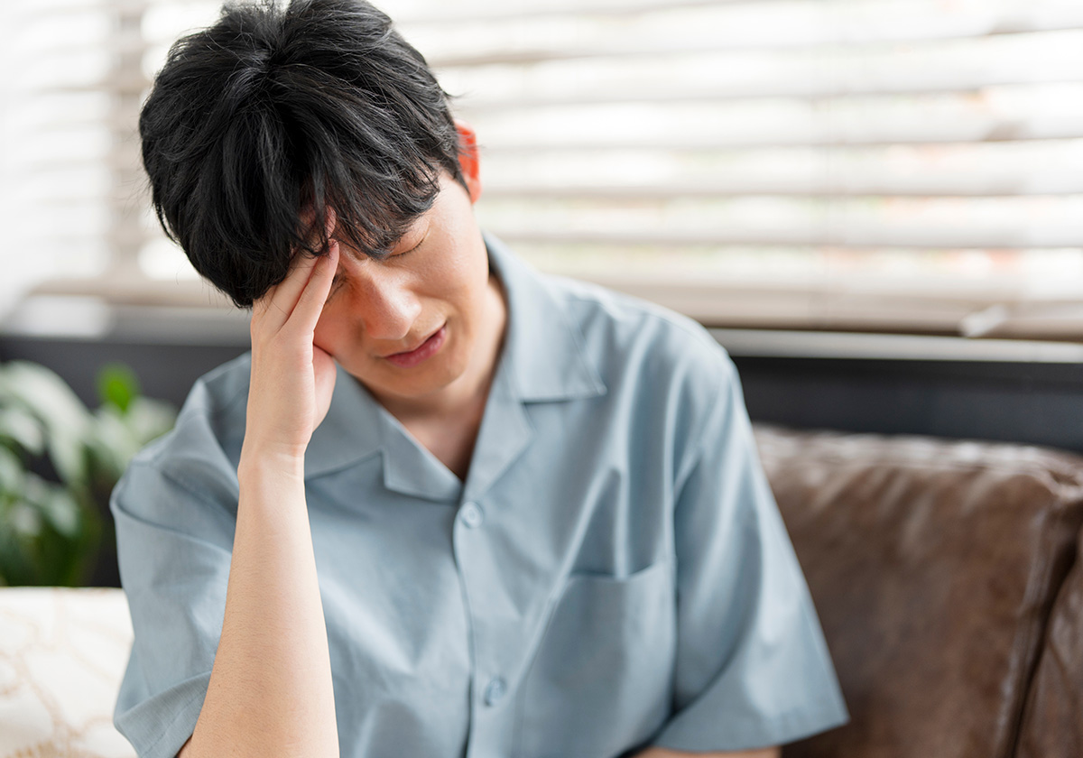頭が痛くて眠れない